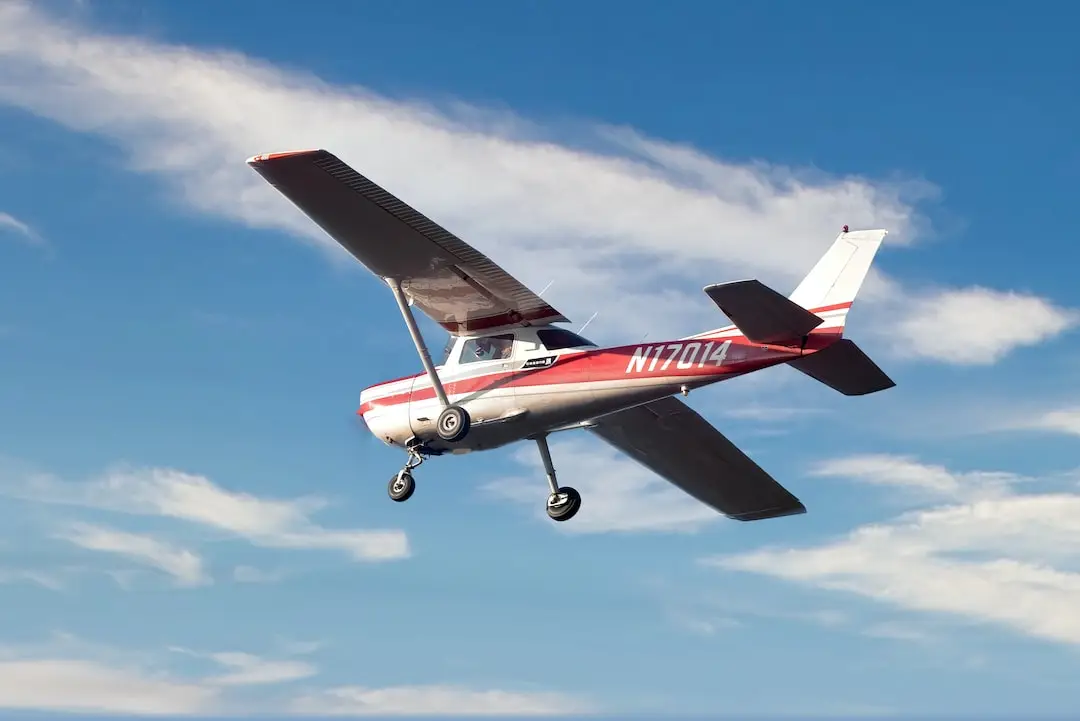 Student pilot and instructor with a training aircraft at Dayton Aviation Services